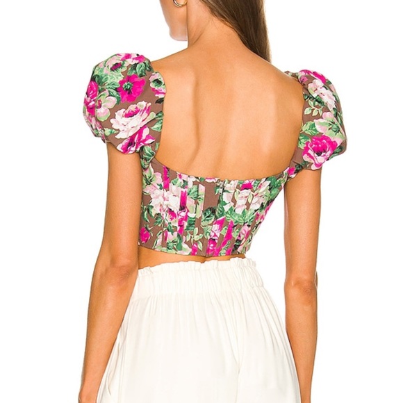 NWOT LPA Claudette Top in Simone Print Size S - Picture 2 of 8